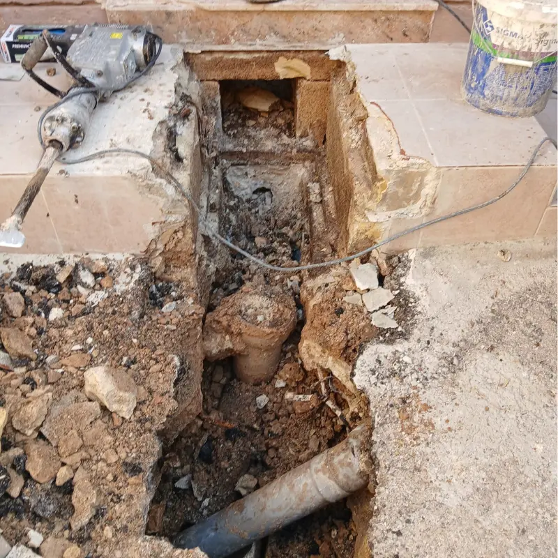 drain pipes installation Malta