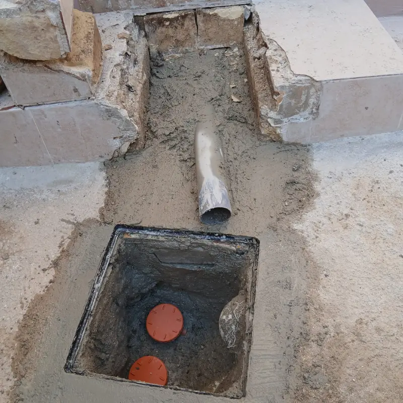 drain pipes installation Malta